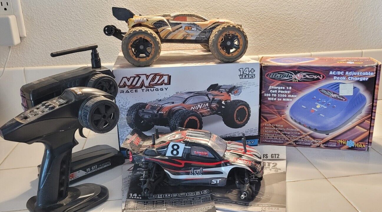 Imex Ninja 1/16th Scale 4WD Monster Truck & VRX Dart 1/16 Scale Brushless RC