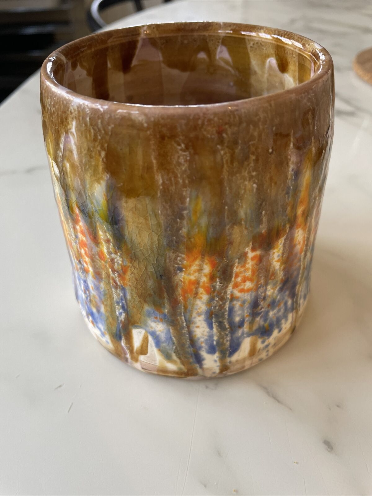 Hans Hedberg, Biot – Small Vase – Earthenware Brush Pot