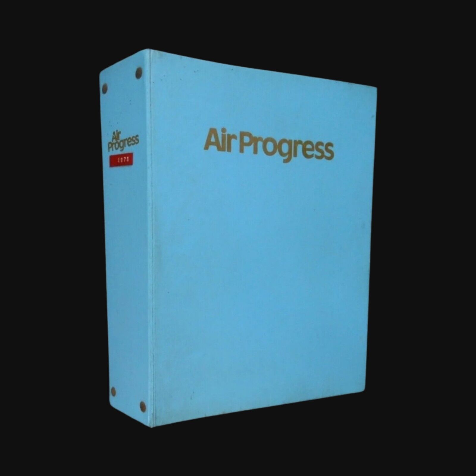 Vintage 1975 Complete Air Progress Magazine in Binder