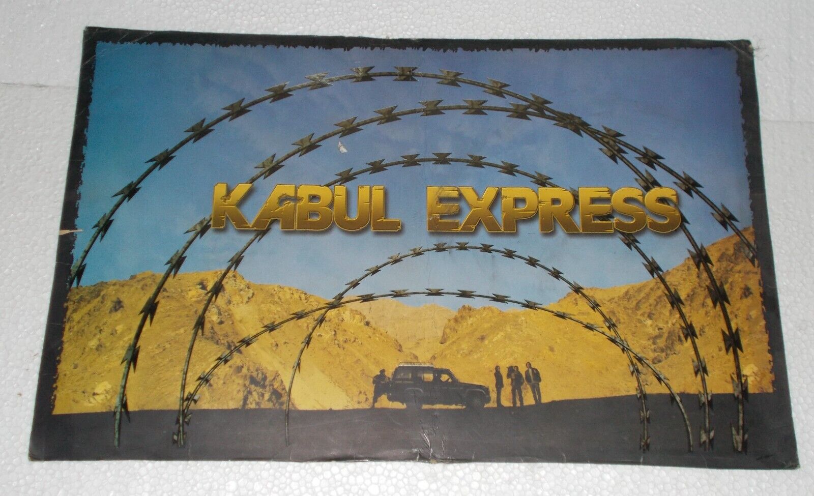 KABUL EXPRESS 4pc RARE LOBBY CARD Bollywood Orig 2006 John Arshad 26X17