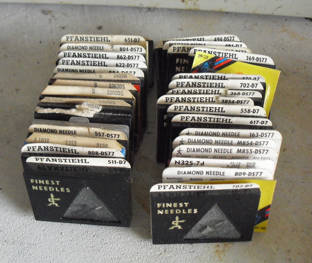 Lot of 36 Vintage Pfanstiehl Record Player Needles NIP