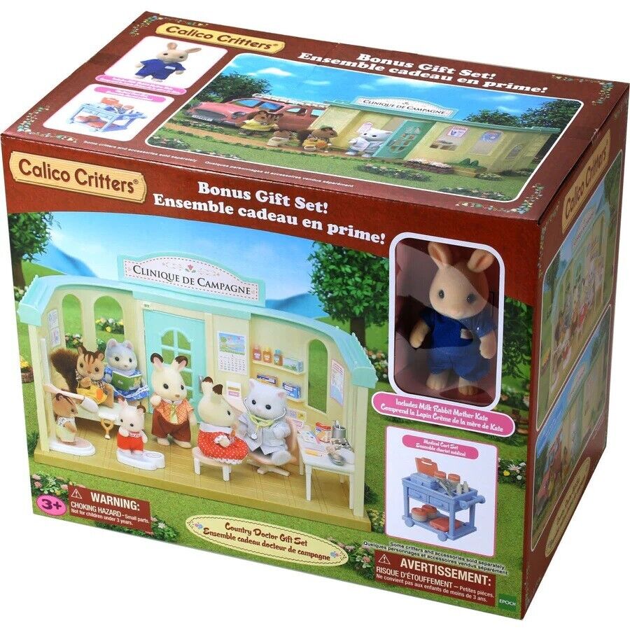 Calico Critters Country Doctor Gift Set, NEW and MINT