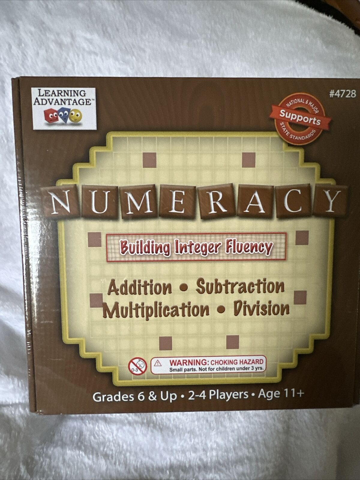 Learning Advantage 4728 Numeracy: Building Integer Fluency Game, : 3, 16.5\