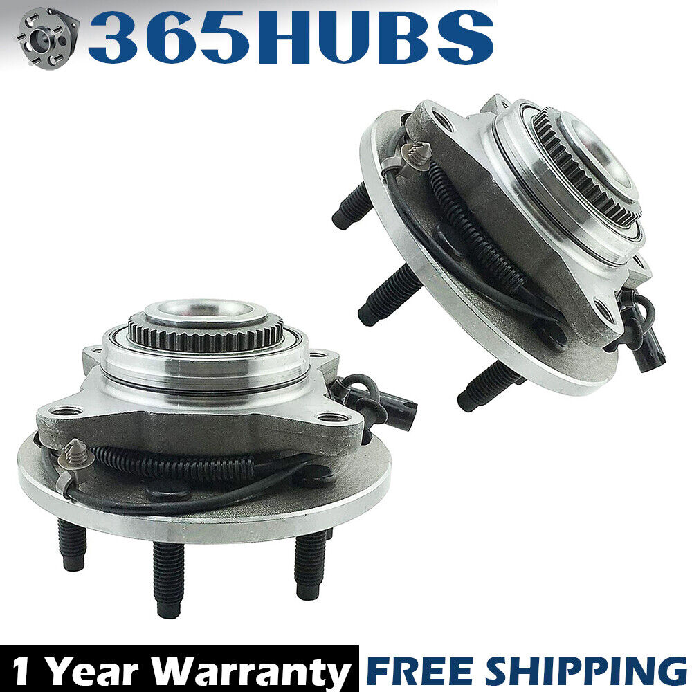 2 Front Wheel Bearing Hub Assembly for 05-08 Ford F-150 06-08 Lincoln Mark LT