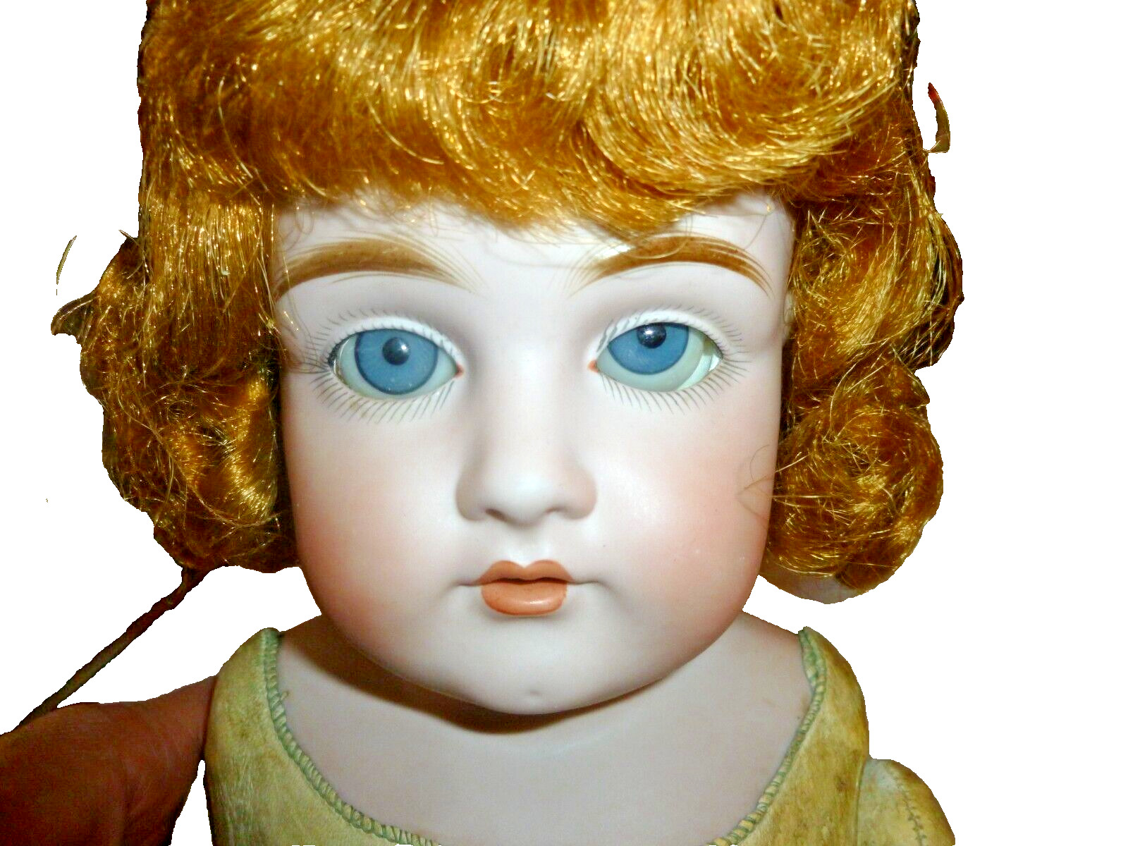 Antique Kestner Doll  154/12 DEP  Germany 26“ Leather Body blue sleepy eyes
