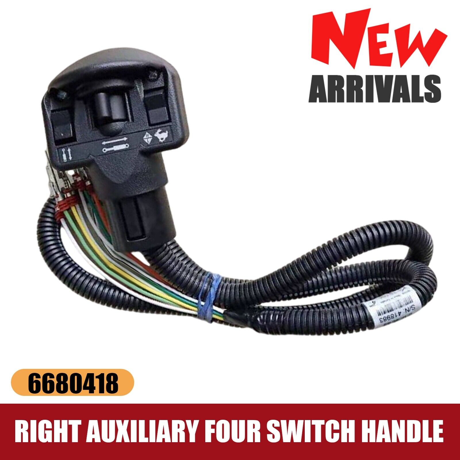 Right Auxiliary Four Switch Handle For Bobcat S150 S175 S185 S205 S250 S300 S330