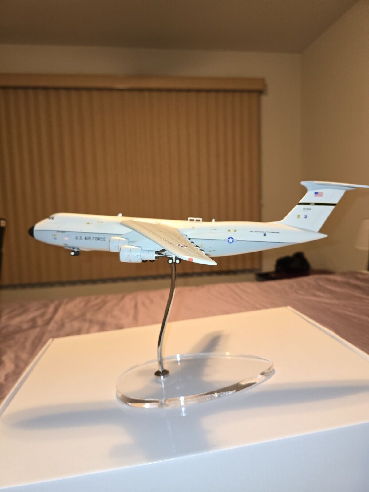 NEW RARE Herpa Lockheed C-5A Galaxy US Airforce 90014 1:200