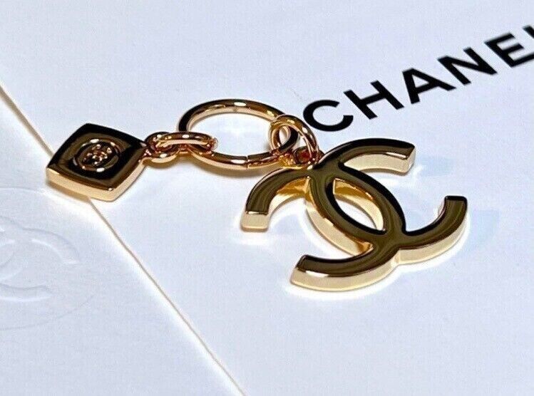 CHANEL Holiday 2023 Christmas Limited Edition Novelty CC Logo Gold Charm Japan