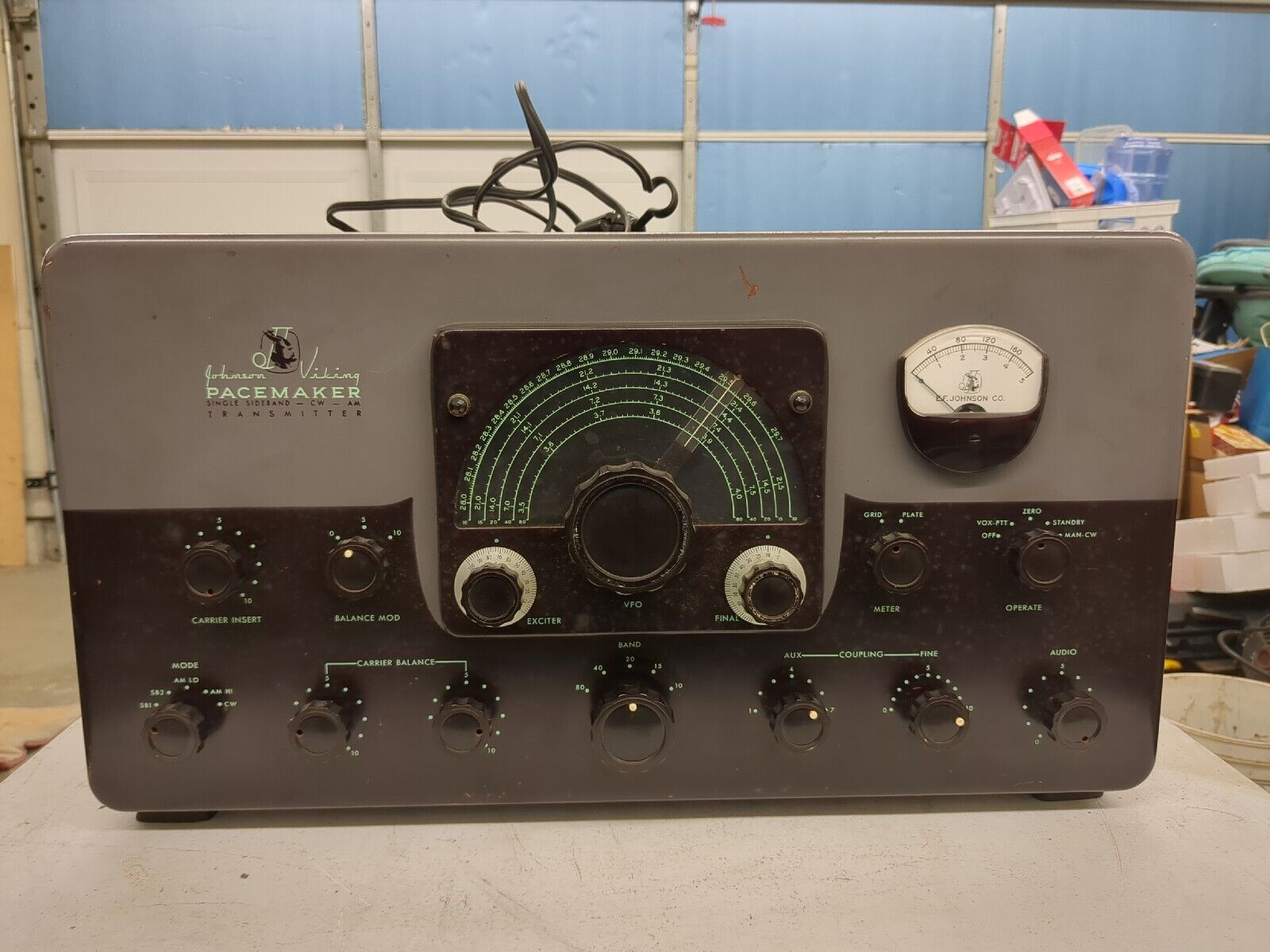 Vintage Johnson Viking Pacemaker Transmitter [READ DESCRIPTION]
