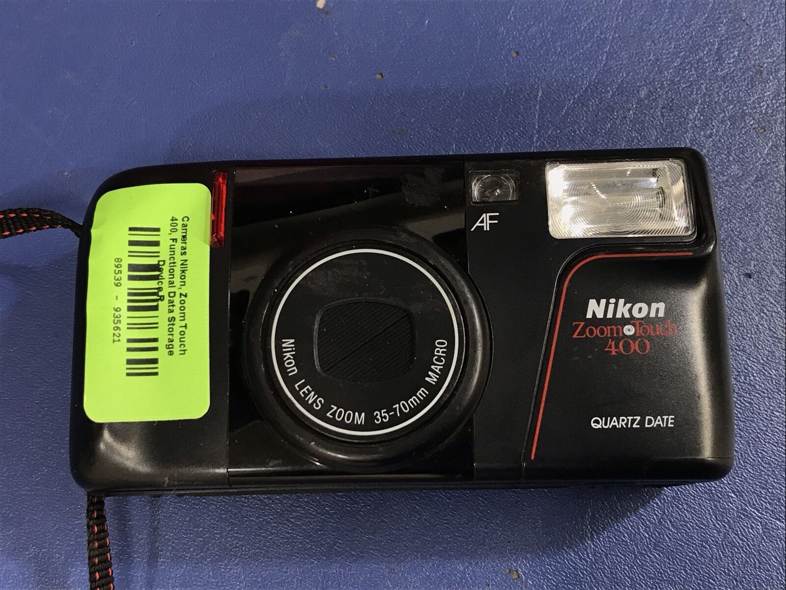 Nikon Zoom Touch 400 35mm Point & Shoot Film Camera