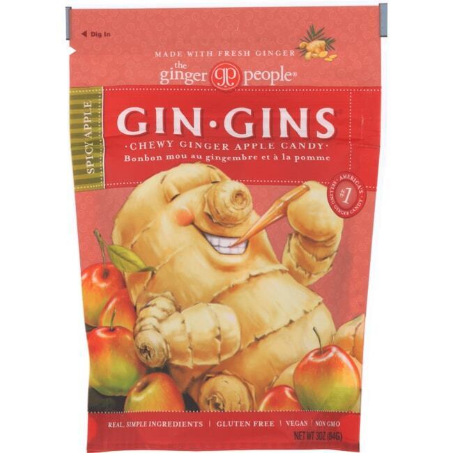 The Ginger People Gin-Gins - Spicy Apple 3 oz Bag(S)