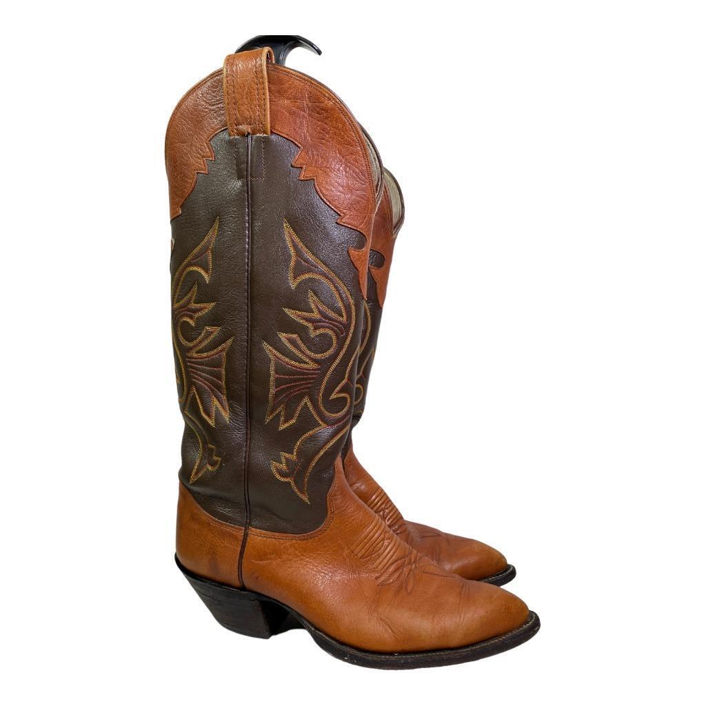 Olathe Knee High Western Cowboy Boot Men size 9 D