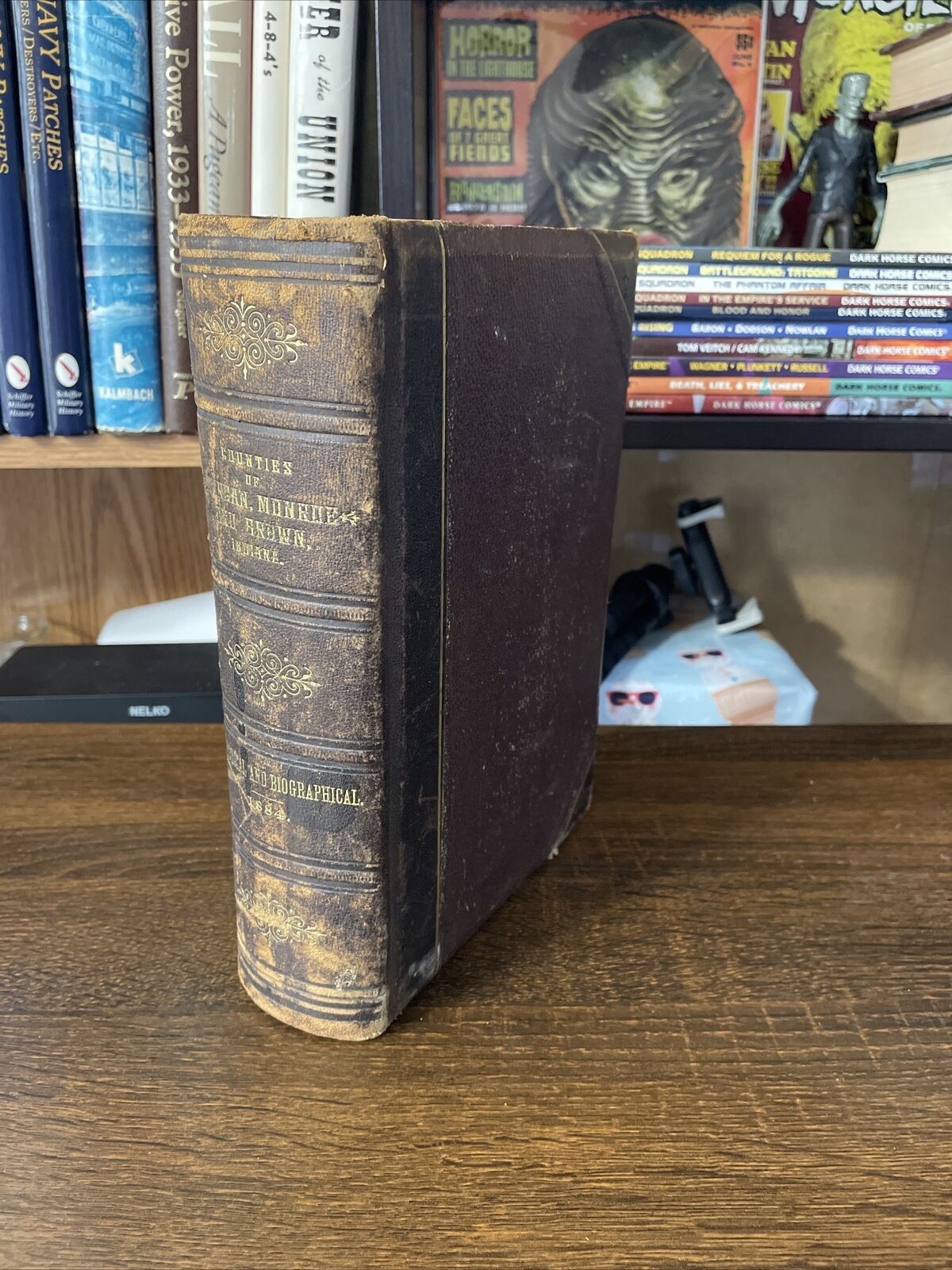 Counties of MORGAN MONROE and BROWN Indiana 1884 Historical and Biographical