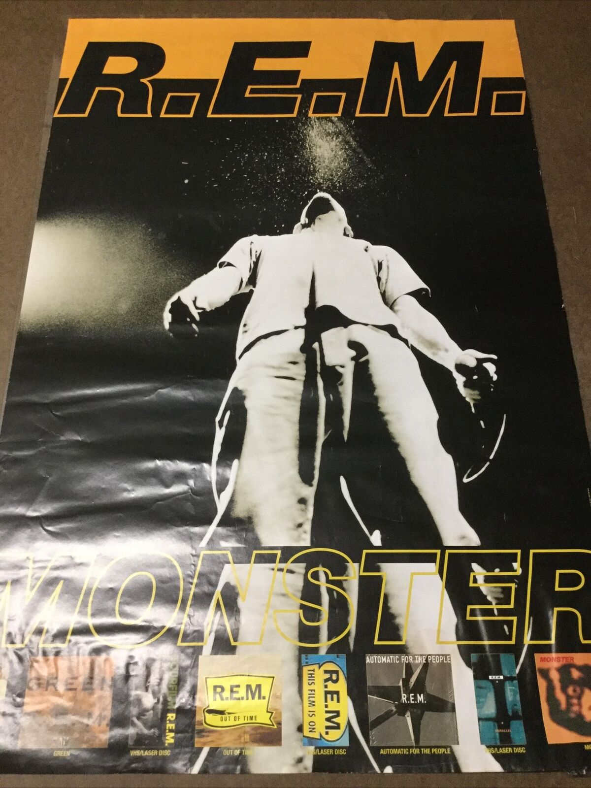 Vintage 1995 R.E.M. Monster Promo Poster 36\