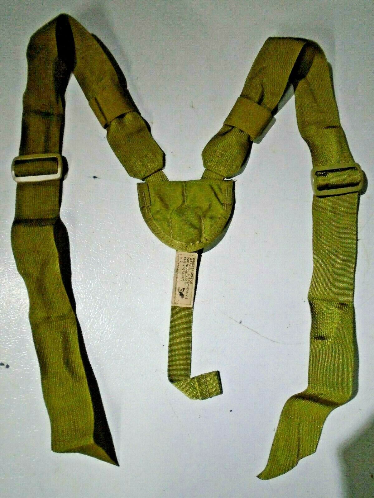 NEW Eagle Industries Khaki War Belt Suspenders V.2 WBS-2SS-MS-5KH