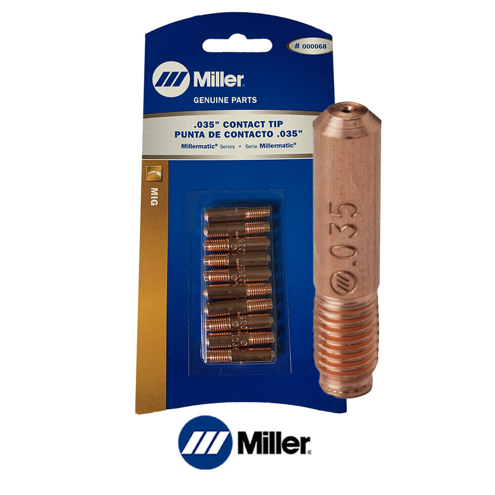 Genuine Miller 000068 Contact Tips .035 (10 Pack)