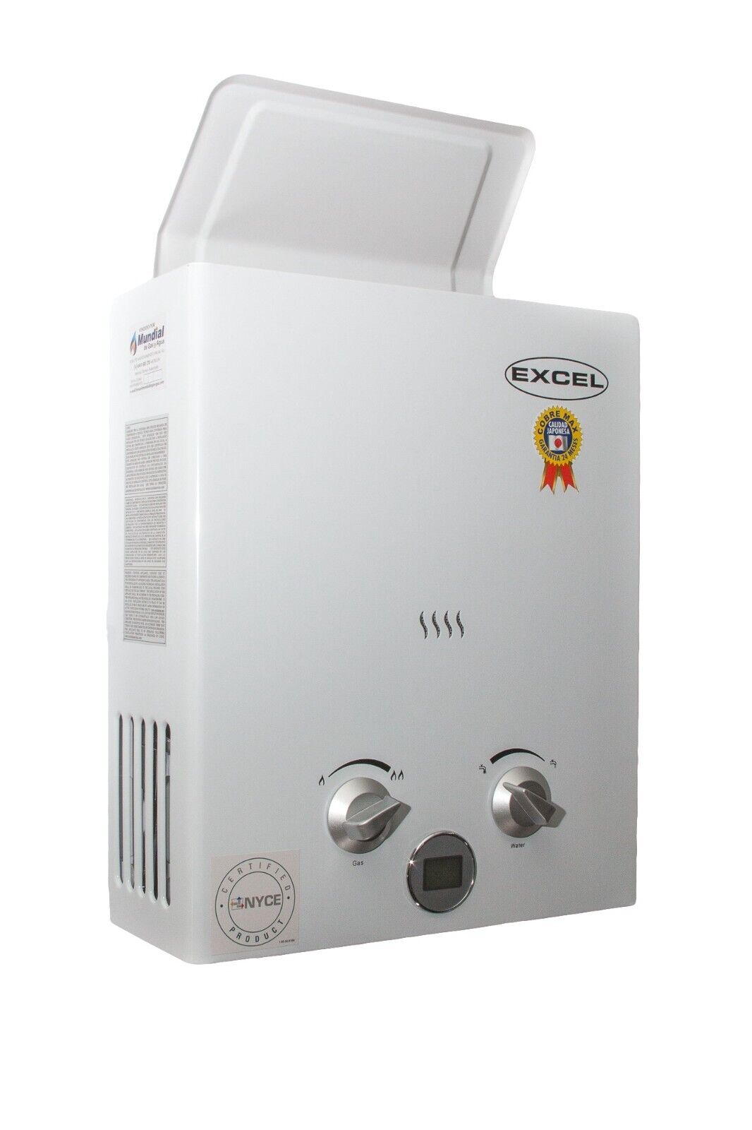 EXCEL 1.6 GPM COBREMAX  TANKLESS GAS WATER HEATER  VENTFREE (LPG)