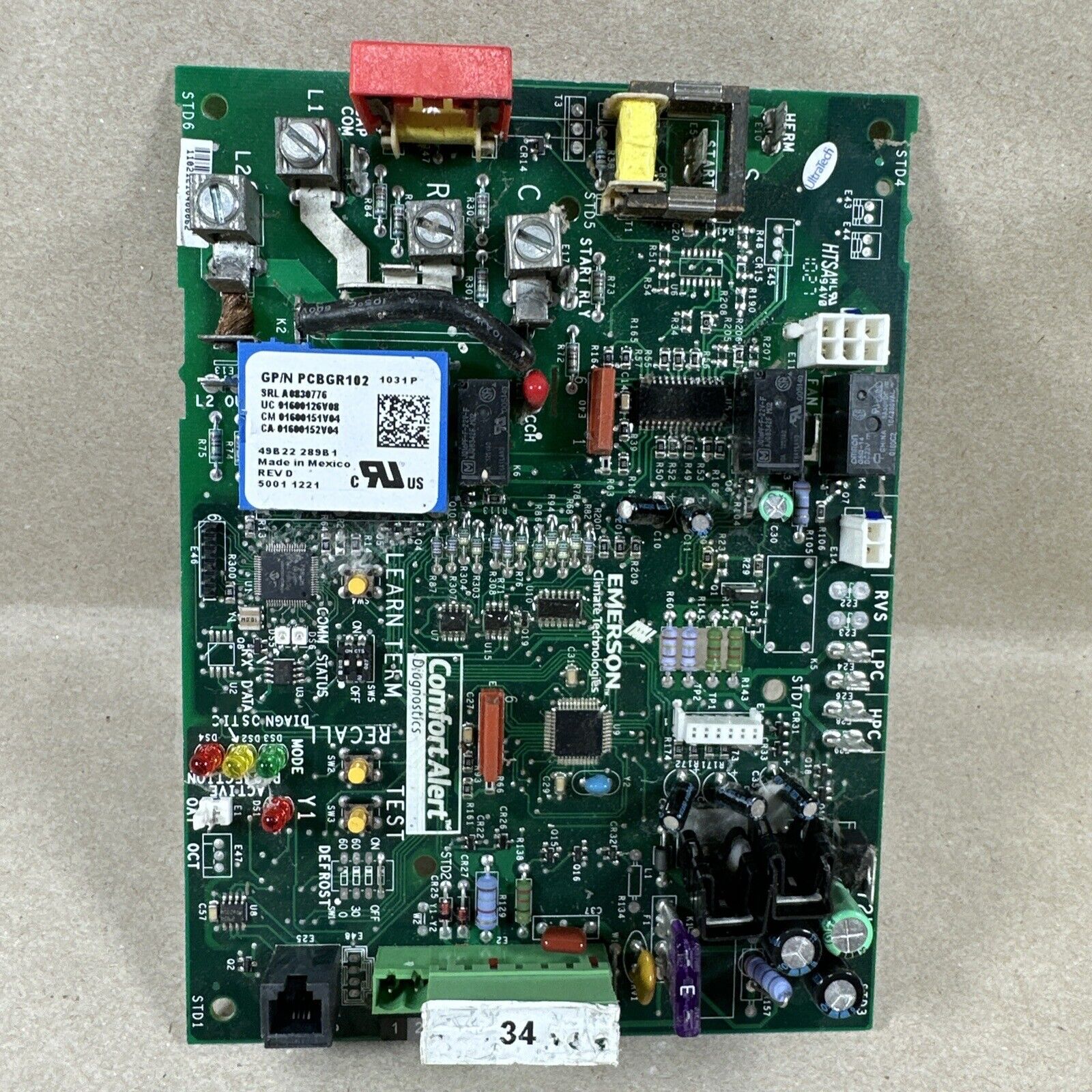 GOODMAN PCBGR102 Gas Furnace Control Circuit Board 2-Stage. (E116) Box A
