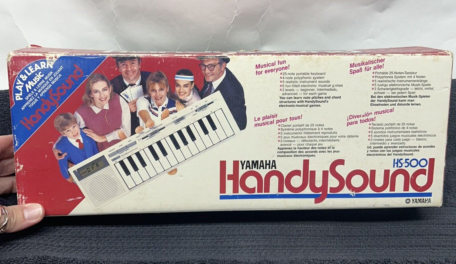 Yamaha Handy Sound HS-500 Play & Learn Music Keyboard NEW Old Stock (SH)