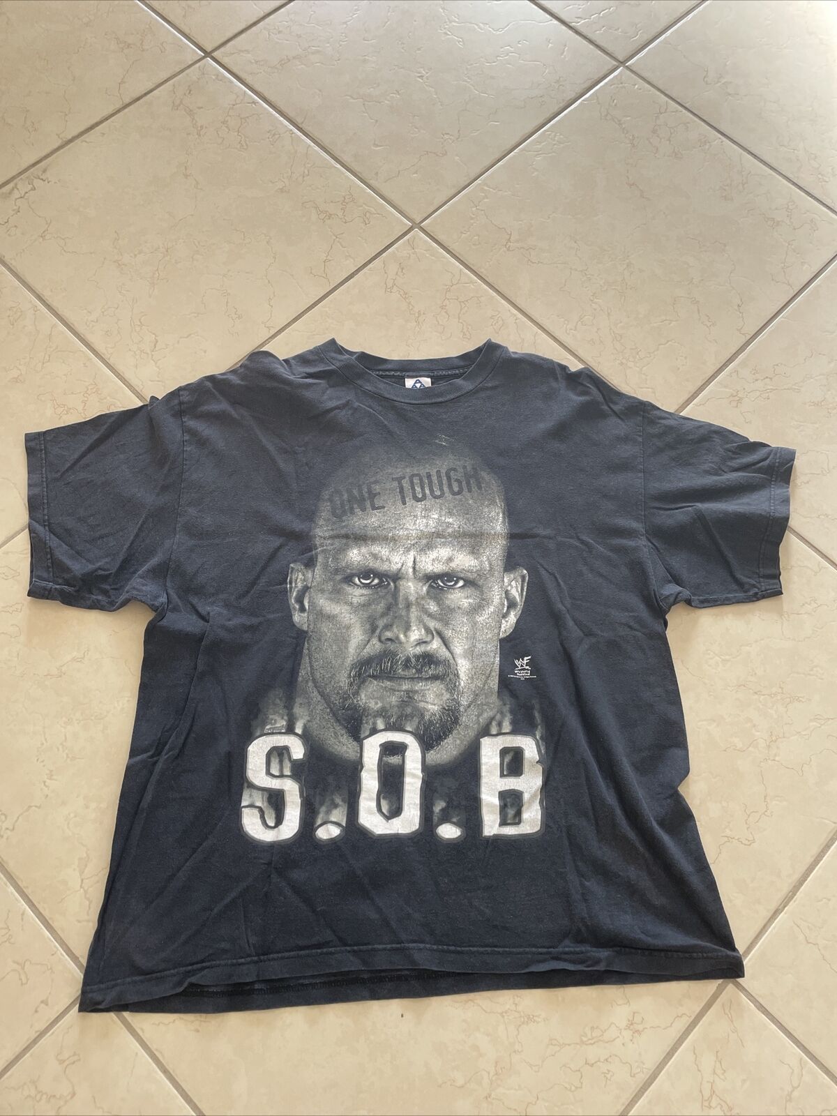 Vintage RARE Stone Cold Steve Austin WWF Big Face Sob 1998 T Shirt 2XL