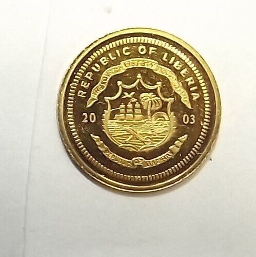 2003 Republic Of Liberia $25 Coin  104