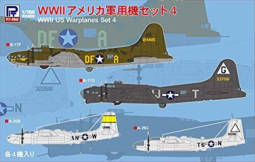 Pit Road 1/700 Skywave Series WWII US Military Aircraft Set 4 Plastic Model S65
