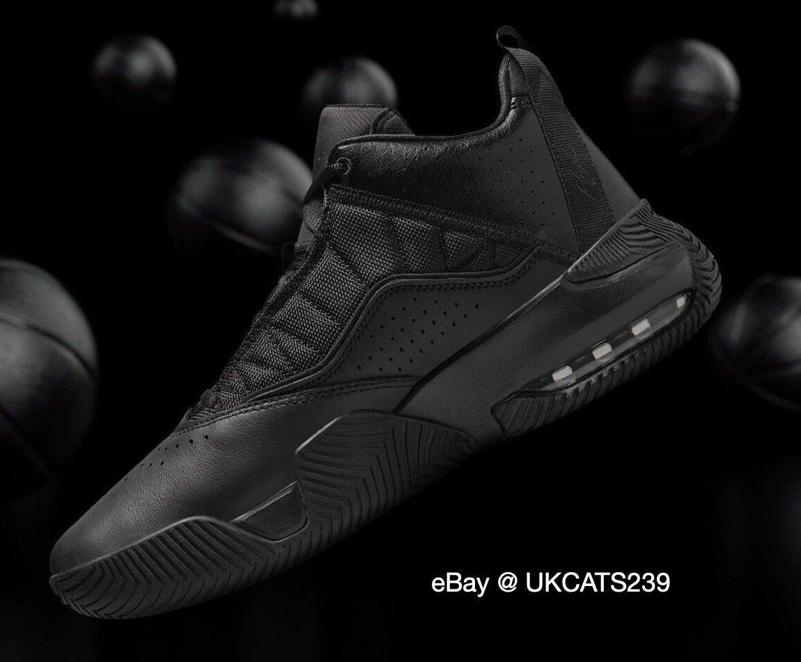 Nike Air Jordan Stay Loyal Shoes Triple Black DB2884-002 Men\'s Size 11.5 NEW