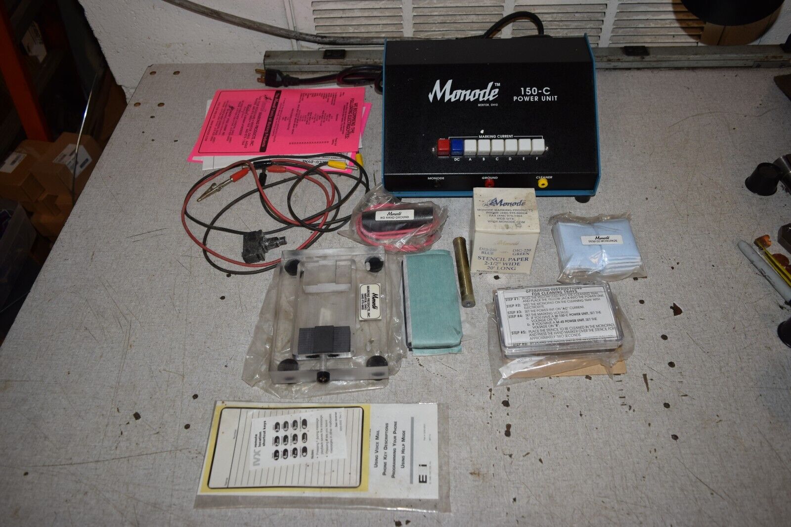 Monode Marking 150-C Power Unit with Accessories