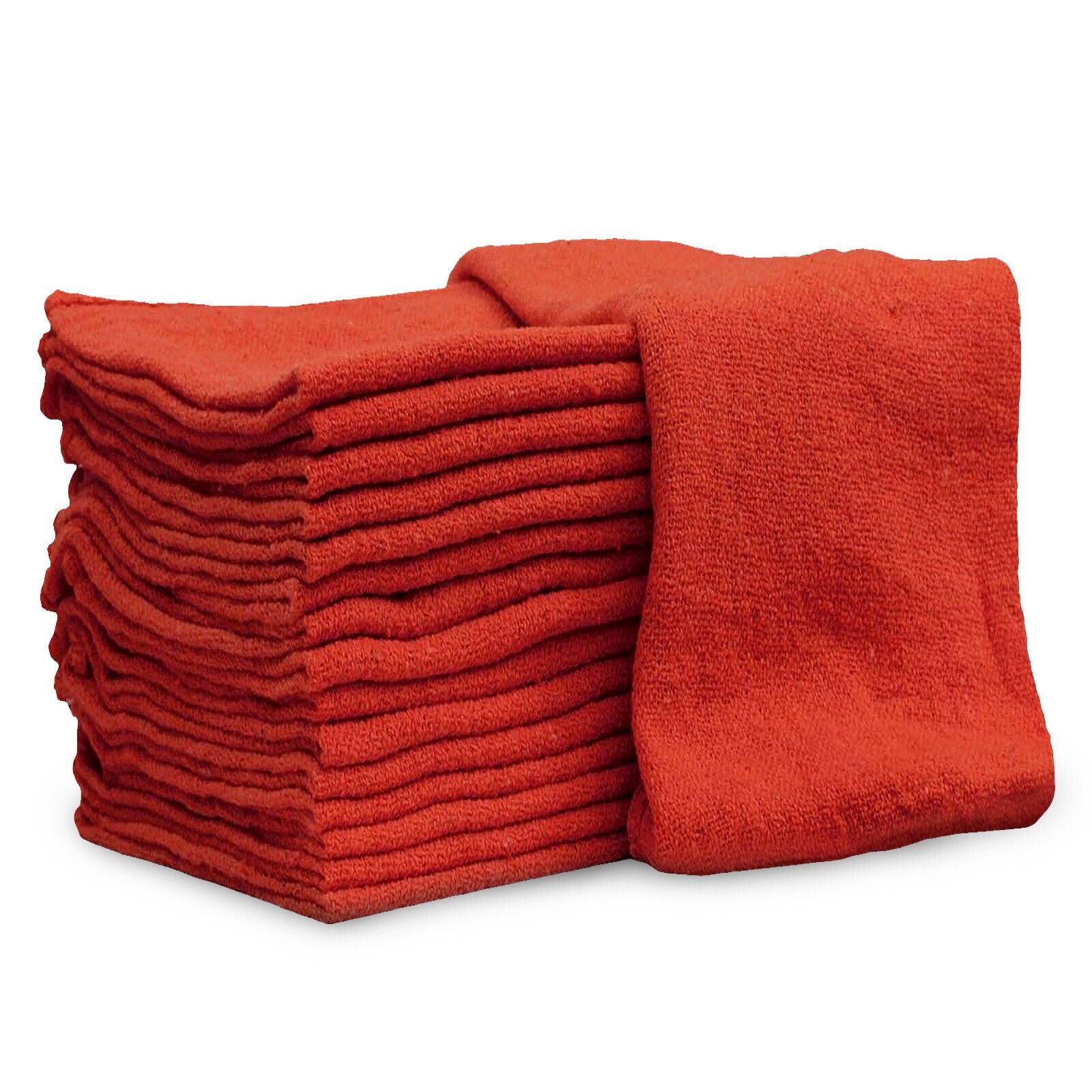 500 New Industrial A Grade Shop Towels-Cleaning Towels Red - Multipurpose Cloth