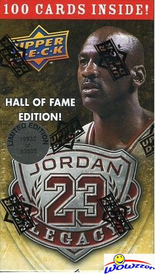 Michael Jordan Hall of Fame Box-100 Cards+1986 Fleer Rookie RP Limited Edtion #