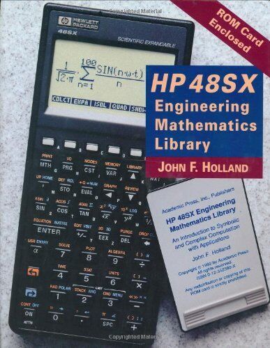 HP 48SX ENGINEERING MATHEMATICS LIBRARY By John F. Holland - Hardcover EXCELLENT