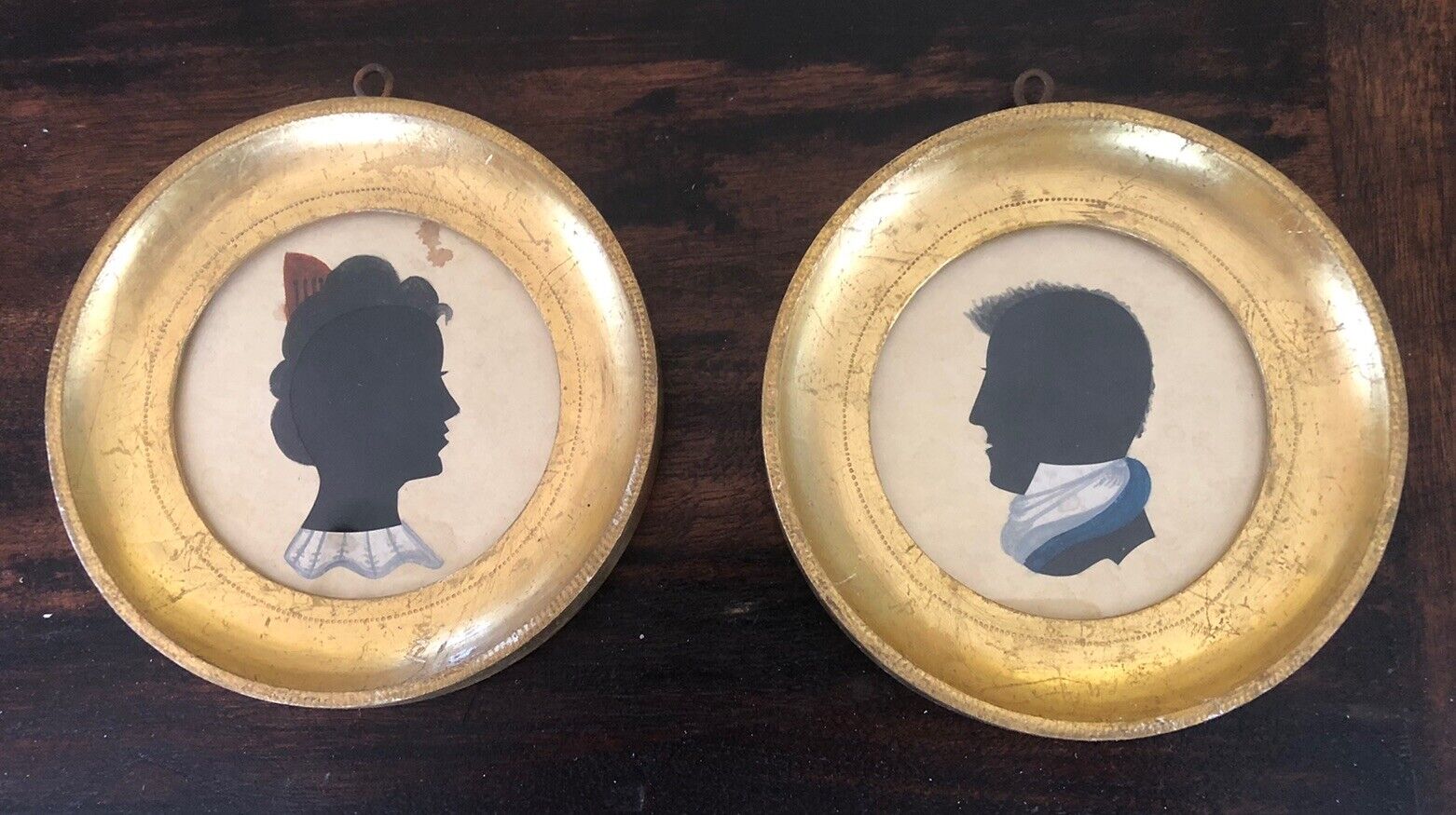 Antique Marriage Union Silhouettes 