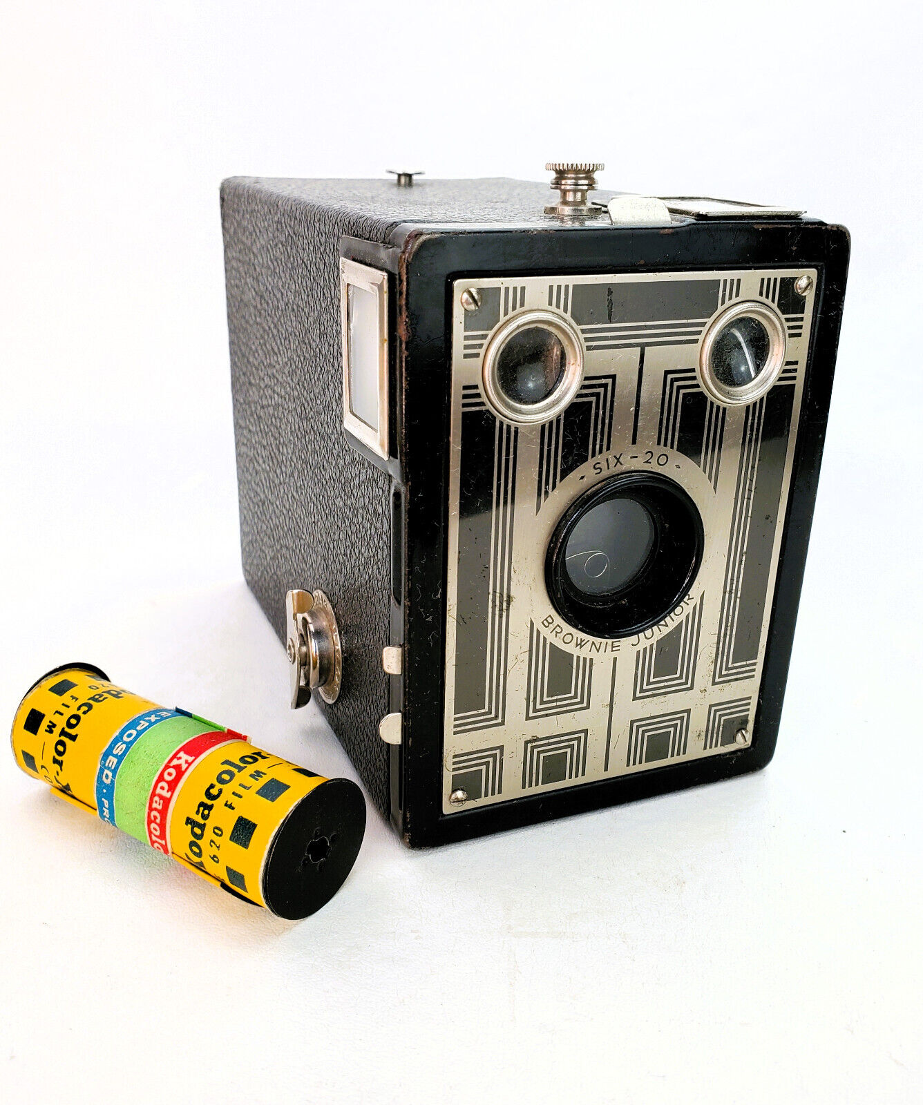 Vintage Brownie Junior Six-20 Box Camera Untested 