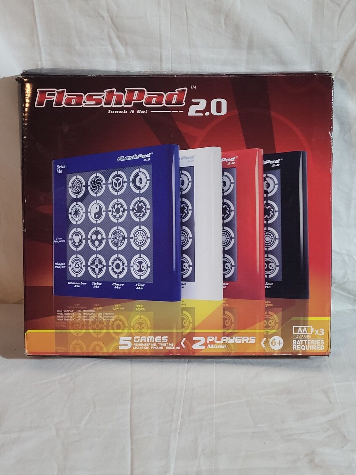 FlashPad 2.0 Electronic Memory Game - Blue - Brand New & Includes 