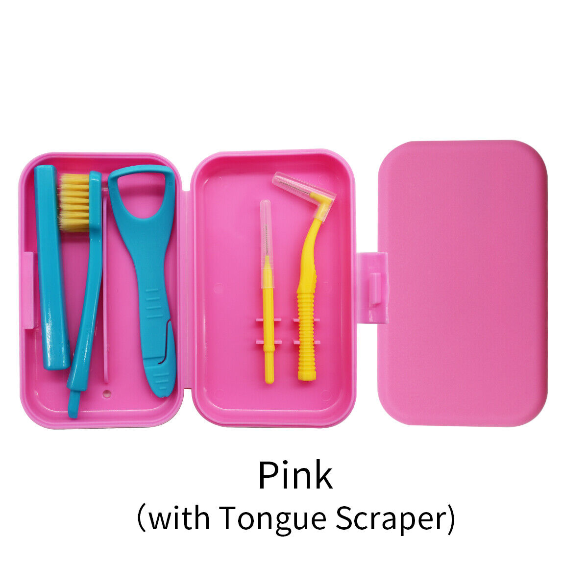 Dental Portable Travel Cleaning Kit Set Storage Box Protective 4Pcs/1set