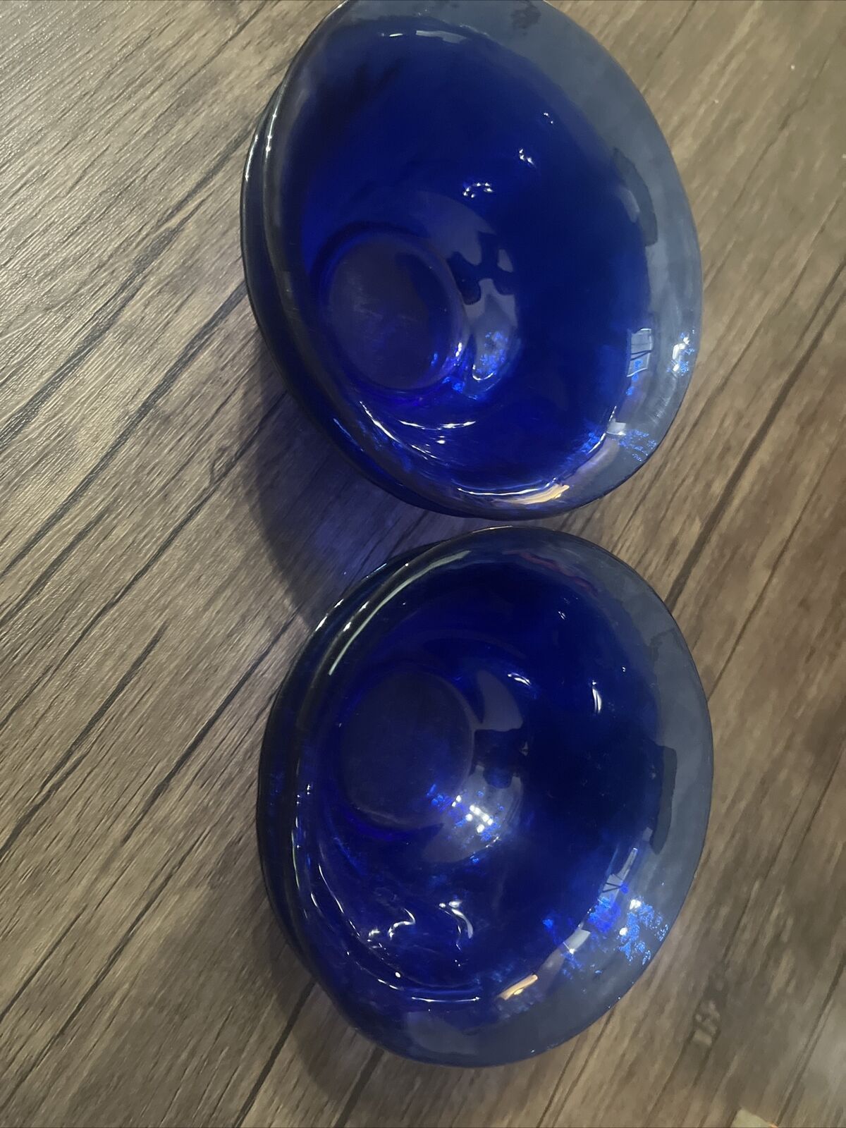 Venetian Art Glass CA\' MANIN MURANO Mid Century 5.5” Bowls ITALY Colbalt BLUE