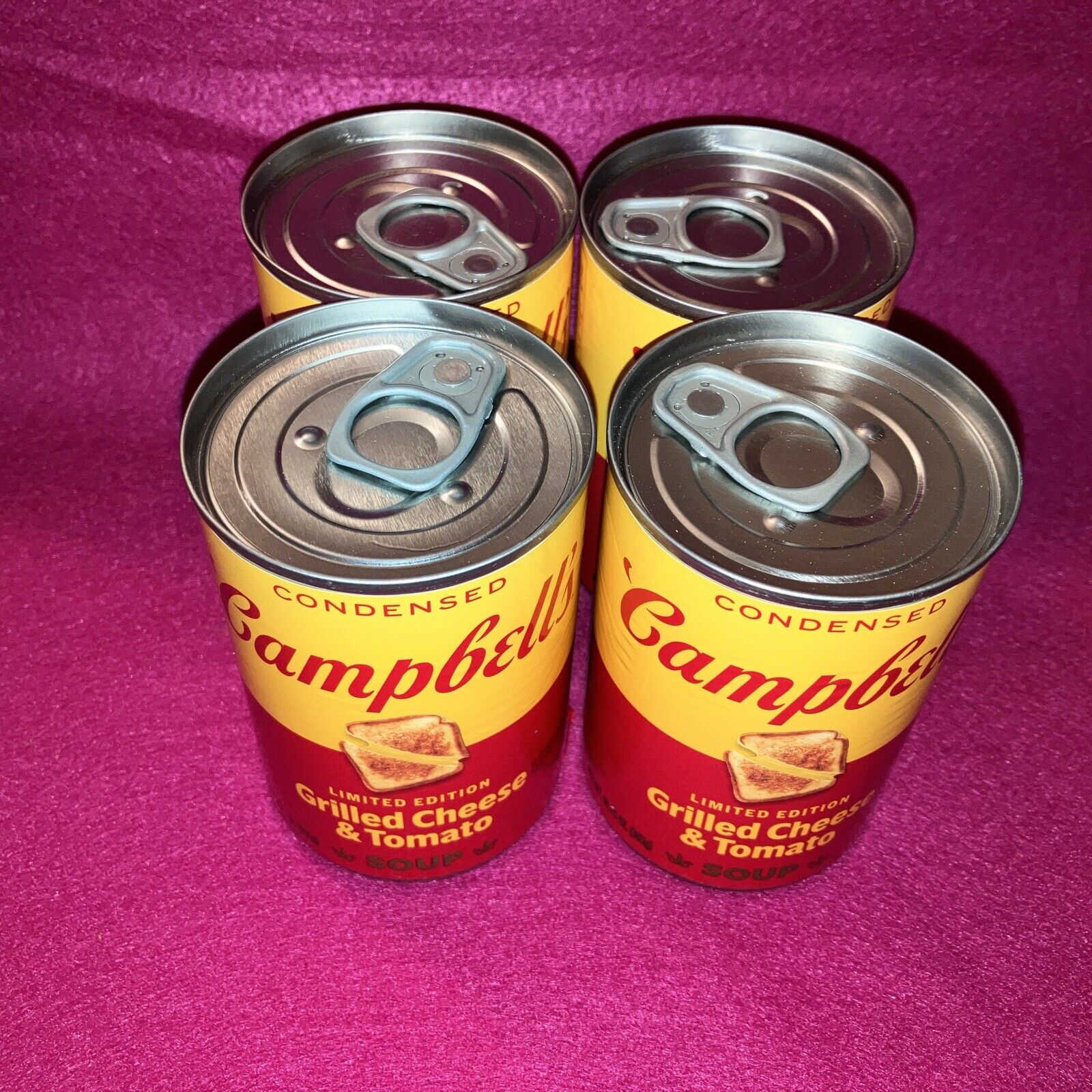 Campbells Grilled Cheese & Tomato Soup Limited Edition Lot of (4)
