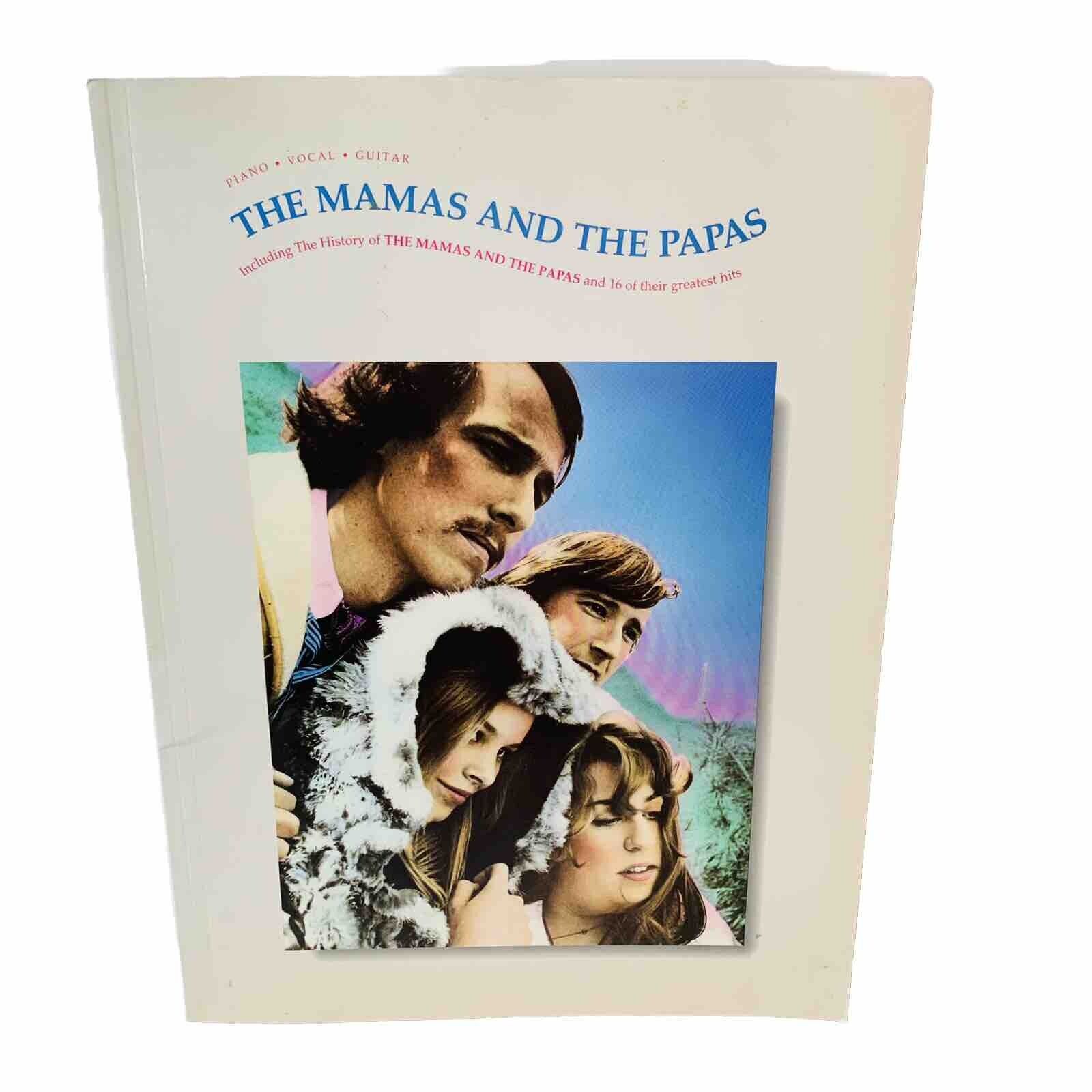 The Mamas And The Papas Piano Vocal Guitar Songbook 1990 Hal Leonard Sheet Music