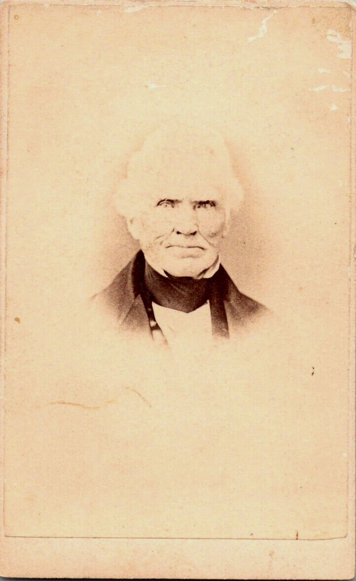 Antique Circa 1860s CDV Photo Older Man ID\'D L. Allen Boston, Mass. by Getchell