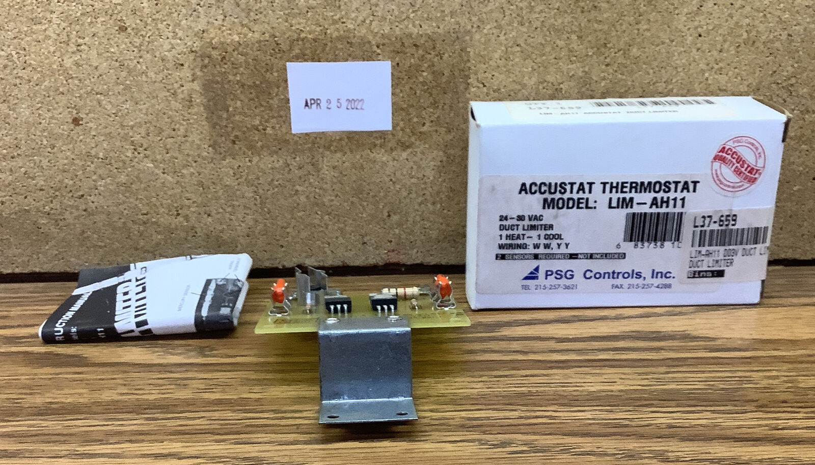 NOB PSG Controls LIM-AH11 Accustat Thermostat Duct Limiter