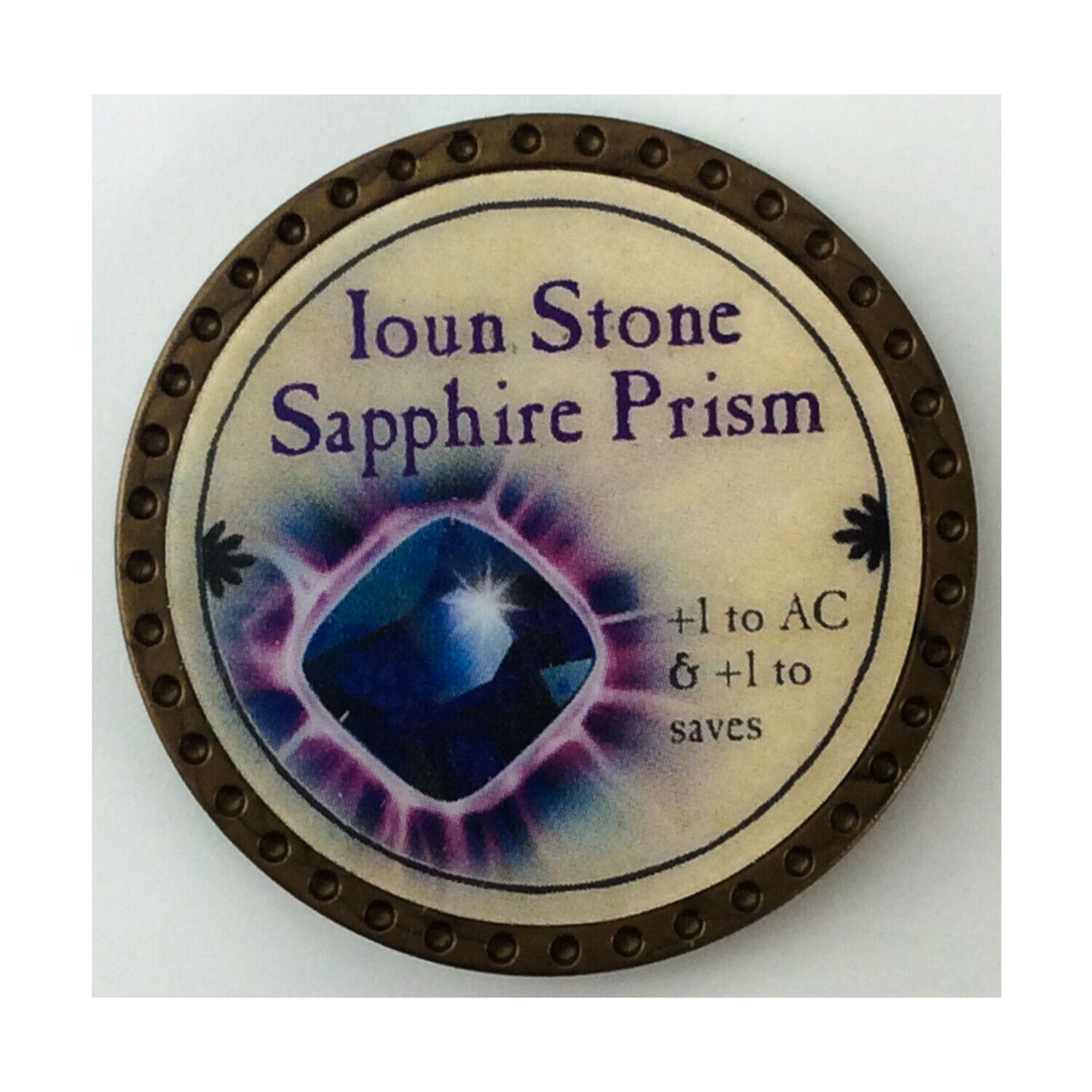 True Dungeon True Dungeon Tokens Ioun Stone Sapphire Prism NM