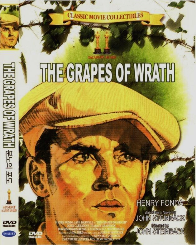 Grapes of Wrath (1940) John Ford, Henry Fonda  [DVD]