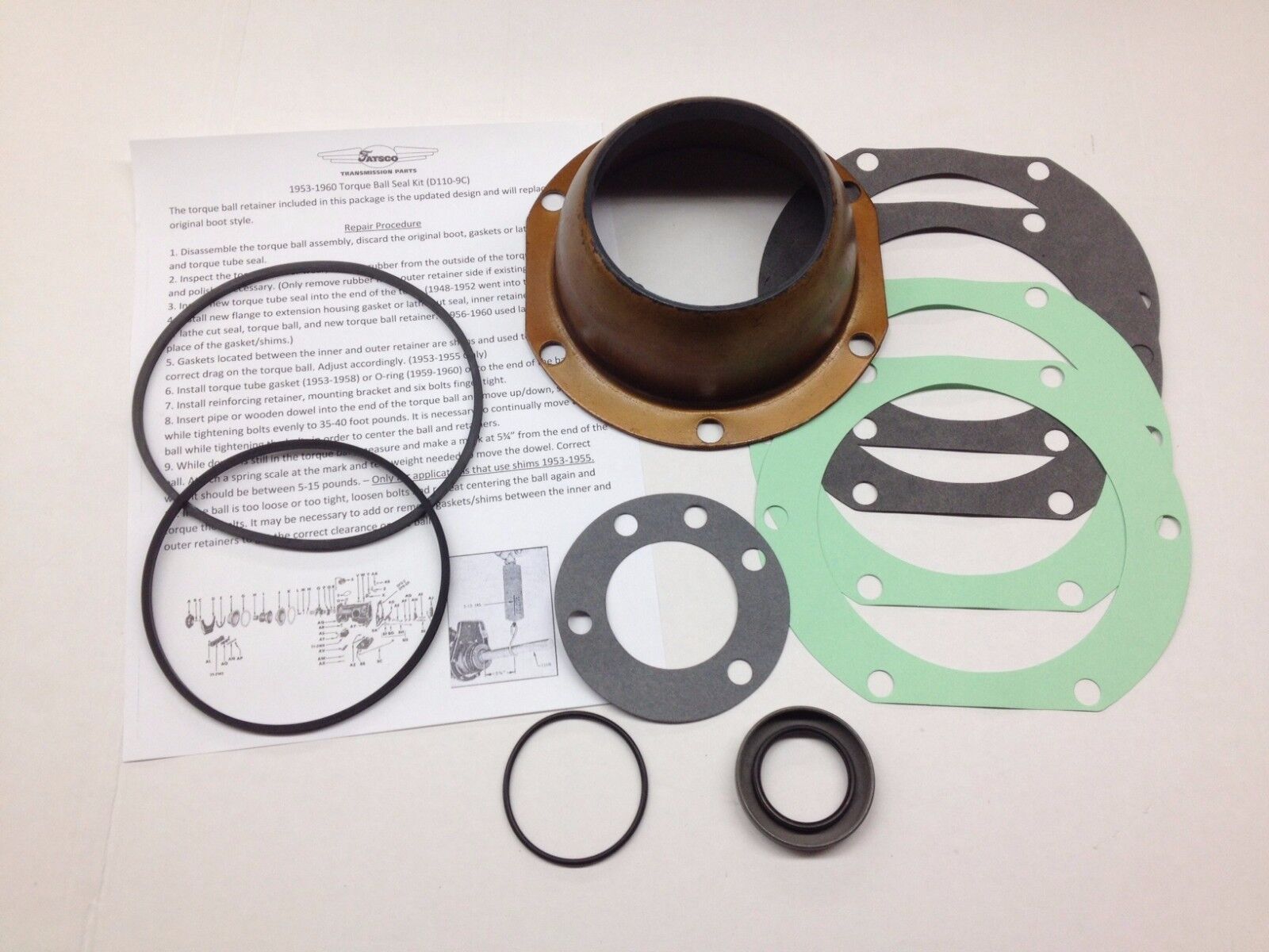 1953-1960 Buick Dynaflow Torque Ball Retainer Seal Kit