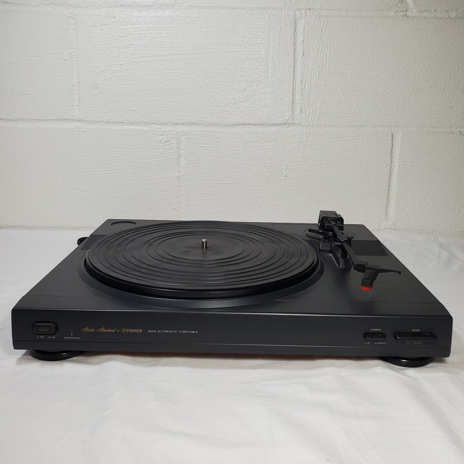 Fisher Studio Standard  MT-9005Turntable Made in Japan Tested/Working No Cover