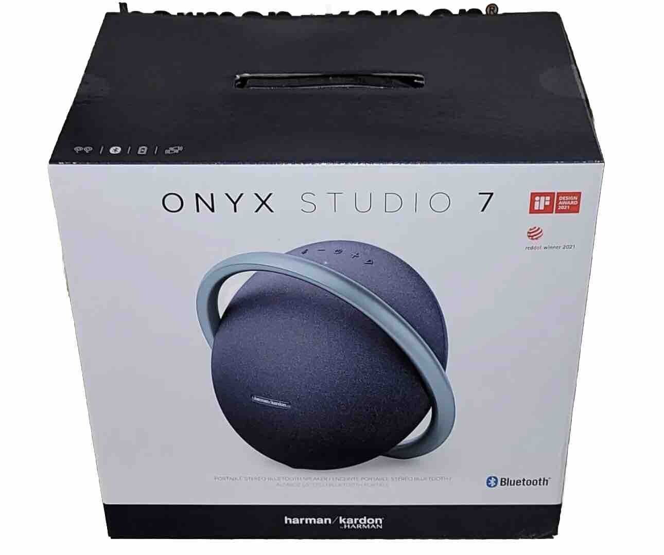 Harman Kardon Onyx Studio 7 Wireless Bluetooth Speaker Blue New