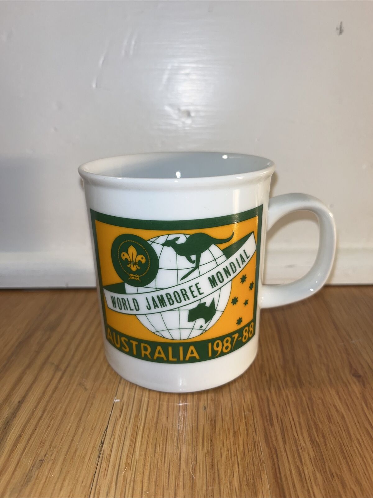 Vintage Boy Scouts World JAMBOREE Australia 1987 Mug Cup BSA Fine China