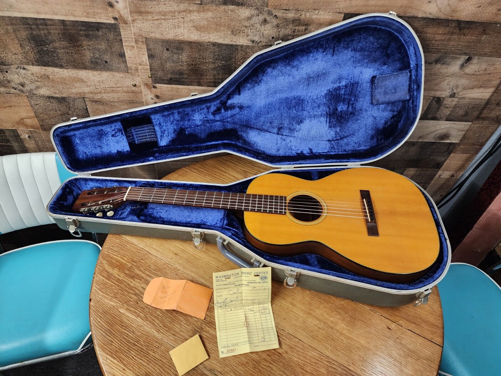 1972 Martin guitar  0-16NY Minty With Ohsc And Original Sales Receipt