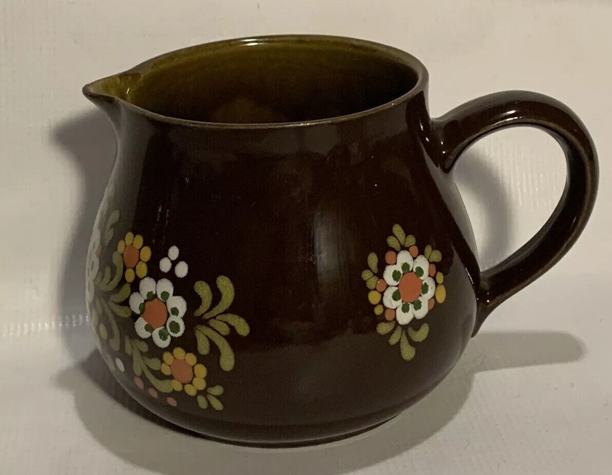 Vintage German Stoneware Pottery Pitcher 5” Stamped #0683 Marzy And Remy Germany