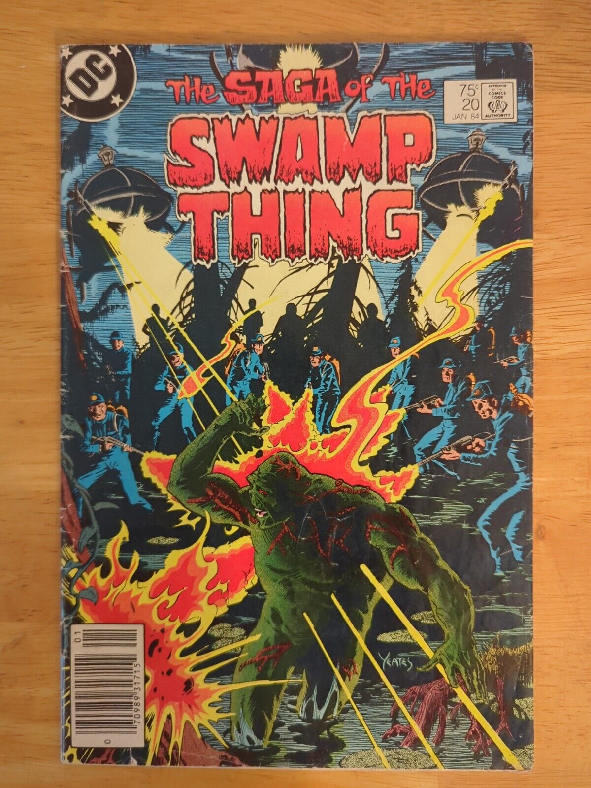 👀 Saga of the Swamp Thing #20 (1984) 1st Alan Moore, Key - (F/F+) Condition 
