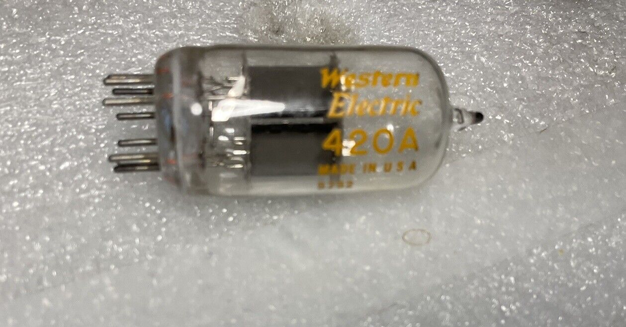 WE 420A TUBE WESTERN ELECTRIC TESTED NOS VINTAGE